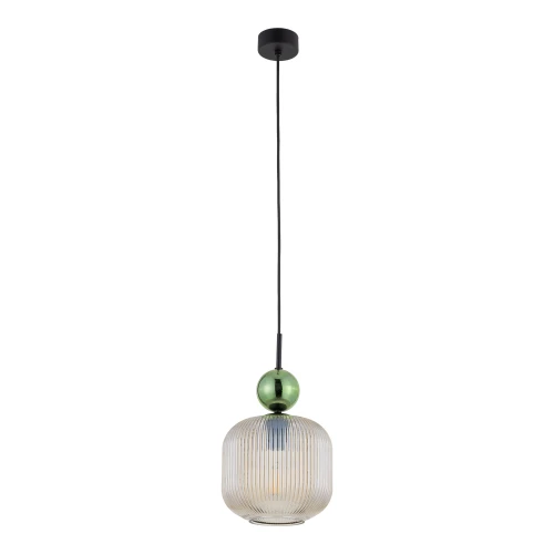 SOPHIA BIG GREEN COGNAC LAMPA WISZĄCA 1XE27 11372 TK Lighting