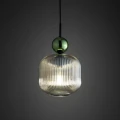 SOPHIA BIG GREEN COGNAC LAMPA WISZĄCA 1XE27 11372 TK Lighting