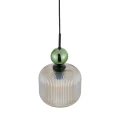 SOPHIA BIG GREEN COGNAC LAMPA WISZĄCA 1XE27 11372 TK Lighting