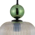 SOPHIA BIG GREEN COGNAC LAMPA WISZĄCA 1XE27 11372 TK Lighting