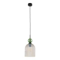 SOPHIA BIG GREEN COGNAC LAMPA WISZĄCA 1XE27 10776 TK Lighting