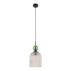 SOPHIA BIG GREEN COGNAC LAMPA WISZĄCA 1XE27 10776 TK Lighting
