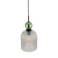 SOPHIA BIG GREEN COGNAC LAMPA WISZĄCA 1XE27 10776 TK Lighting