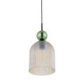 SOPHIA BIG GREEN COGNAC LAMPA WISZĄCA 1XE27 10776 TK Lighting