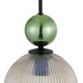 SOPHIA BIG GREEN COGNAC LAMPA WISZĄCA 1XE27 10776 TK Lighting