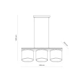 VIGA SHADE SOSNA LAMPA WISZĄCA 3XE27 11882 TK Lighting