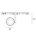 Maxlight N9010N Spotlight 5W  On/Off - MICRO11