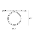 Maxlight N9011N Plafon 12W  On/Off - MICRO11