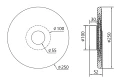 Kinkiet GOLDI W0450 Maxlight