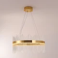 Lampa wisząca HESTIA 60 cm – żyrandol LED, złoty połysk ST-4999-60 mirror gold Step into Design