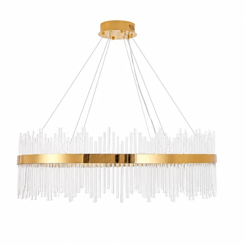 Lampa wisząca HESTIA 100 cm – żyrandol LED, złoty połysk ST-4999-100 mirror gold Step into Design