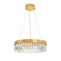 Lampa wisząca ALEXIS 40 cm - żyrandol złoty kryształowy ST-8876P-40 mirror gold Step into Design