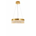 Lampa wisząca ALEXIS 40 cm - żyrandol złoty kryształowy ST-8876P-40 mirror gold Step into Design