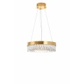 Lampa wisząca ALEXIS 40 cm - żyrandol złoty kryształowy ST-8876P-40 mirror gold Step into Design