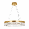 Lampa wisząca ALEXIS 60 cm - żyrandol złoty kryształowy ST-8876P-60 mirror gold Step into Design