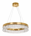 Lampa wisząca ALEXIS 60 cm - żyrandol złoty kryształowy ST-8876P-60 mirror gold Step into Design