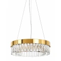 Lampa wisząca ALEXIS 60 cm - żyrandol złoty kryształowy ST-8876P-60 mirror gold Step into Design
