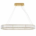 Lampa wisząca ADONIS 100 cm - żyrandol złoty z kryształami ST-8877P-100 Step into Design