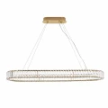 Lampa wisząca ADONIS 100 cm - żyrandol złoty z kryształami ST-8877P-100 Step into Design