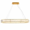 Lampa wisząca ADONIS 100 cm - żyrandol złoty z kryształami ST-8877P-100 Step into Design