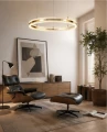 Lampa wisząca ARKADIA LED 80 cm - złoty połysk ST-6376-80 mirror gold Step into Design
