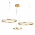 Lampa wisząca ARKADIA LED Trio 40/60/80 cm – złoty połysk ST-6376-40+60+80 mirror gold Step into Design