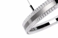 Lampa wisząca ARKADIA LED 80 cm - tytanowa ST-6376-80 tytan Step into Design