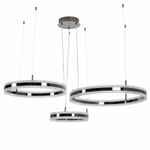Lampa wisząca ARKADIA LED Trio 40/60/80 cm – tytan ST-6376-40+60+80 tytan Step into Design