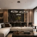 Lampa wisząca ARKADIA LED Trio 40/60/80 cm – tytan ST-6376-40+60+80 tytan Step into Design