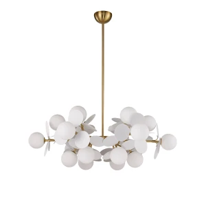 Lampa wisząca CHIC-6, biało złota 90 cm ST-DL-2969P-6 Step into Design