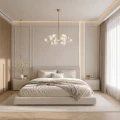 Lampa wisząca CHIC-6, biało złota 90 cm ST-DL-2969P-6 Step into Design