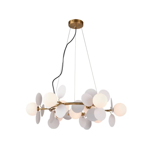 Lampa wisząca CHIC-9, biało złota 75 cm ST-DL-2969P-9 Step into Design