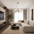 Lampa wisząca CHIC-9, biało złota 75 cm ST-DL-2969P-9 Step into Design