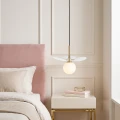 Lampa wisząca CHIC-1, 20 cm - biało złota ST-DL-2969P1 Step into Design