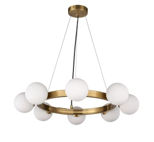 Lampa wisząca MOLECULA 60 cm złoto szczotkowane NOW-10882-60 gold Step into Design
