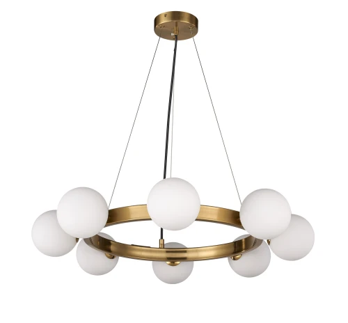 Lampa wisząca MOLECULA 60 cm złoto szczotkowane NOW-10882-60 gold Step into Design
