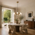 Lampa wisząca MOLECULA 60 cm złoto szczotkowane NOW-10882-60 gold Step into Design