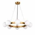 Lampa wisząca MOLECULA 60 cm złoto szczotkowane NOW-10882-60 gold Step into Design