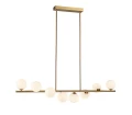 Lampa wisząca MOLECULA LINE 100 cm biało złota NOW-10883P8 Step into Design