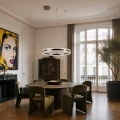 Lampa wisząca ARKADIA LED 60 cm - tytanowa ST-6376-60 tytan Step into Design