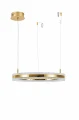 Lampa wisząca ARKADIA LED 60 cm - złoty połysk ST-6376-60 mirror gold Step into Design
