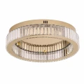 Plafon ledowy APOLLO 50 cm - złoty plafon LED, kryształowy ST-8876W-50 Step into Design