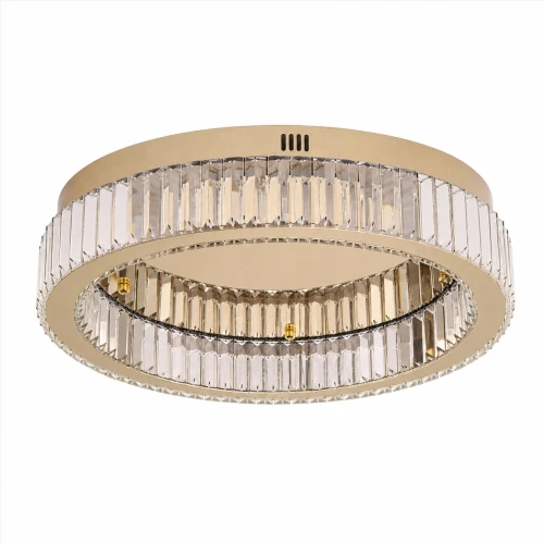 Plafon ledowy APOLLO 50 cm - złoty plafon LED, kryształowy ST-8876W-50 Step into Design