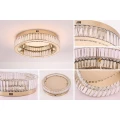 Plafon ledowy APOLLO 50 cm - złoty plafon LED, kryształowy ST-8876W-50 Step into Design