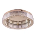 Plafon ledowy APOLLO 50 cm - złoty plafon LED, kryształowy ST-8876W-50 Step into Design