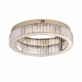 Plafon ledowy APOLLO 50 cm - złoty plafon LED, kryształowy ST-8876W-50 Step into Design