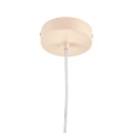 Lampa wisząca MODERNO 80 cm - kremowa z białymi kloszami DN1506 beige Step into Design