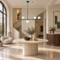 Lampa wisząca MODERNO 80 cm - szmaragdowa z białymi kloszami DN1506 green Step into Design