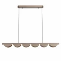 Lampa wisząca NAMI LINE 143 cm - LED, szary szczotkowany ST-3602-6-LONG Step into Design