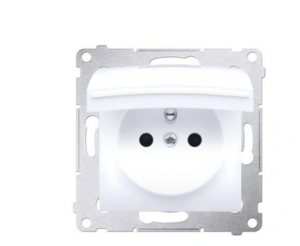 KONTAKT SIMON54 DGZ1BZ.01/11 GNIAZDO 2P+Z MOD. IP44 BIAŁE